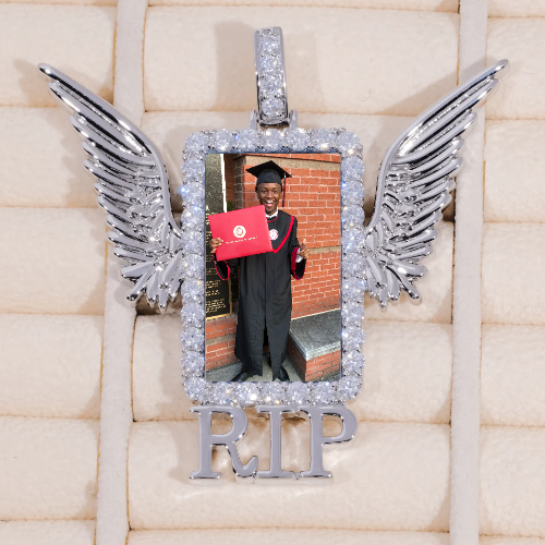 RIP WING 3D CUSTOM PICTURE PENDANT