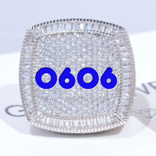 CUSTOM LETTER 3D ICED RING