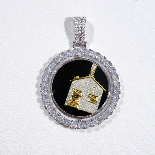 3D Spinning 2-Faced Custom Picture Pendant