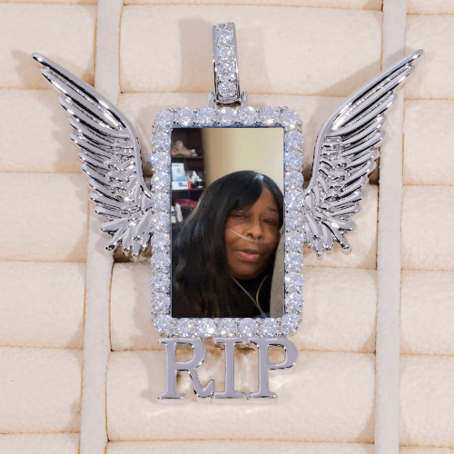 RIP WING 3D CUSTOM PICTURE PENDANT