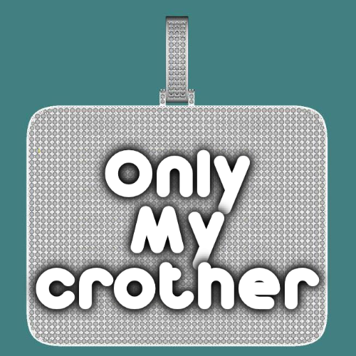 CUSTOM LETTER NECKLACE 3D BIG SQUARE