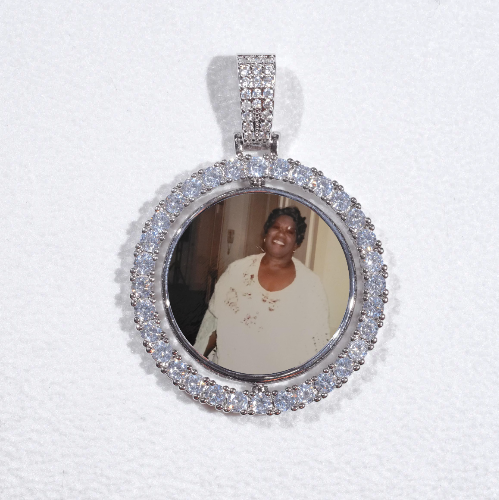 3D Spinning 2-Faced Custom Picture Pendant