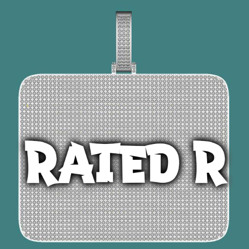 CUSTOM LETTER NECKLACE 3D BIG SQUARE