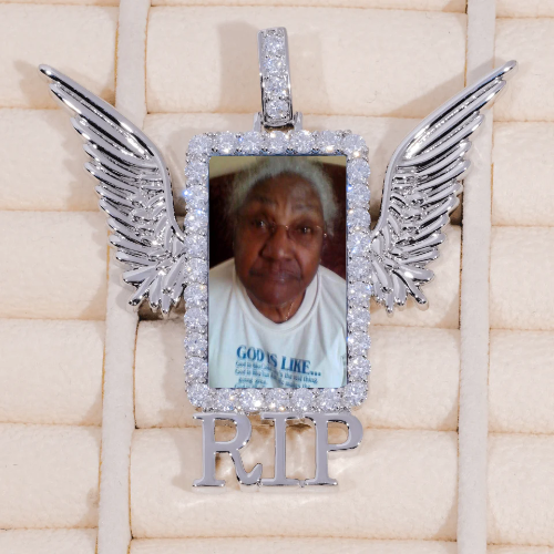 RIP WING 3D CUSTOM PICTURE PENDANT