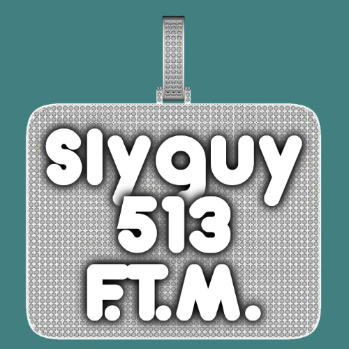 CUSTOM LETTER NECKLACE 3D BIG SQUARE