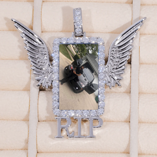 RIP WING 3D CUSTOM PICTURE PENDANT