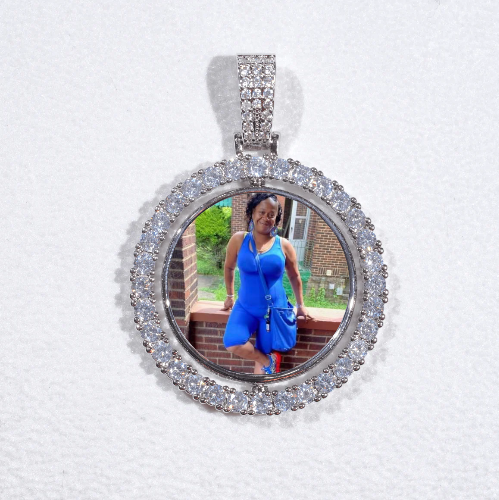 3D Spinning 2-Faced Custom Picture Pendant