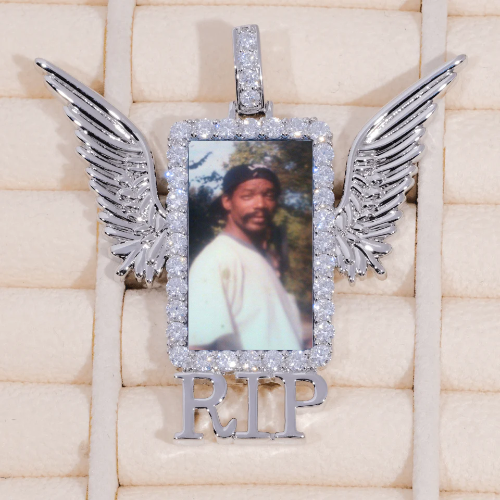 RIP WING 3D CUSTOM PICTURE PENDANT