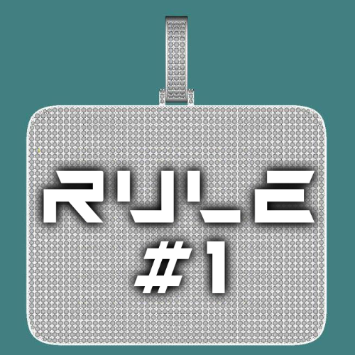 CUSTOM LETTER NECKLACE 3D BIG SQUARE