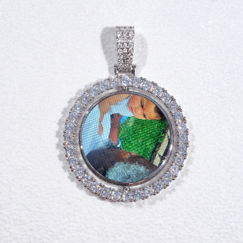 3D Spinning 2-Faced Custom Picture Pendant