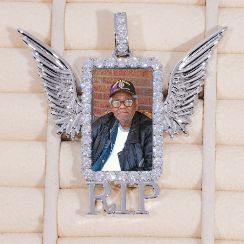 RIP WING 3D CUSTOM PICTURE PENDANT