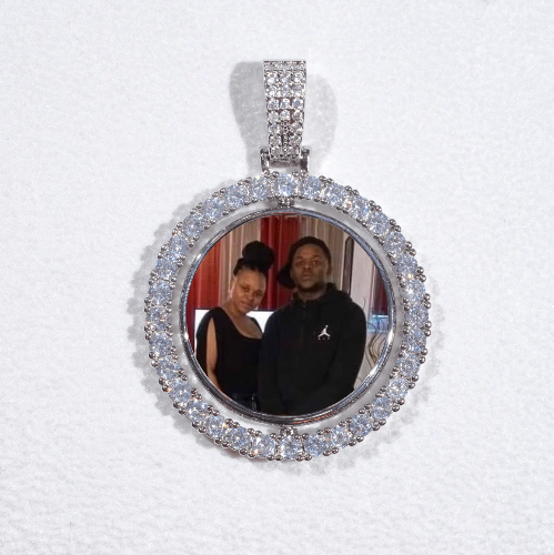 3D Spinning 2-Faced Custom Picture Pendant