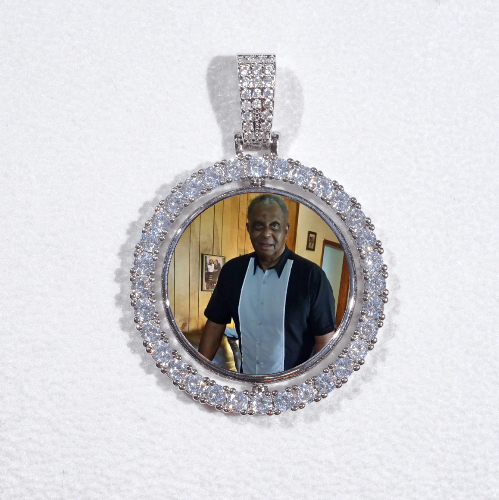 3D Spinning 2-Faced Custom Picture Pendant