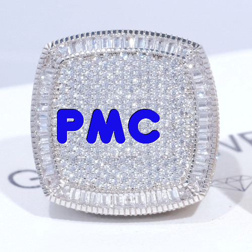 CUSTOM LETTER 3D ICED RING