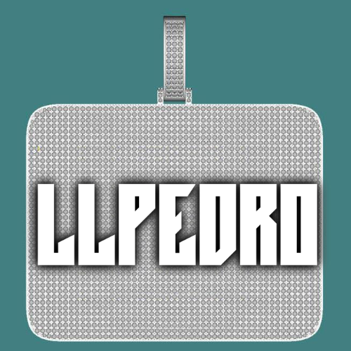 CUSTOM LETTER NECKLACE 3D BIG SQUARE
