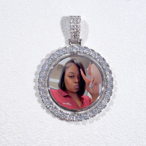 3D Spinning 2-Faced Custom Picture Pendant