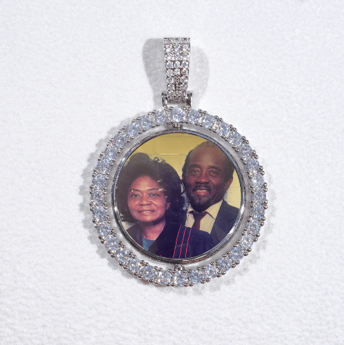 3D Spinning 2-Faced Custom Picture Pendant