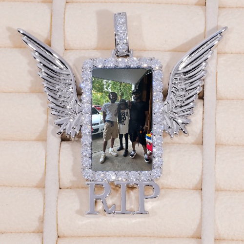 RIP WING 3D CUSTOM PICTURE PENDANT