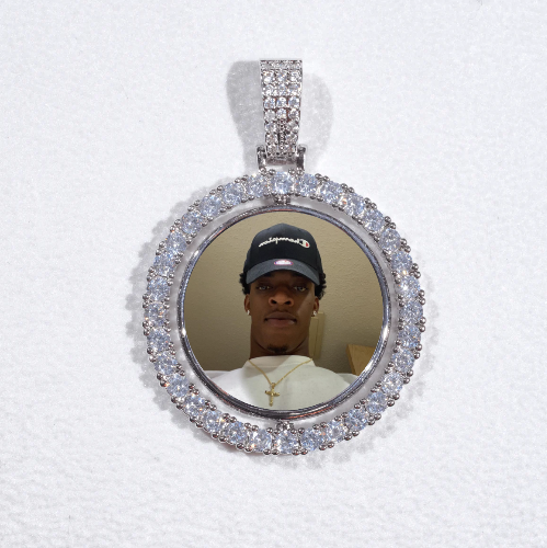 3D Spinning 2-Faced Custom Picture Pendant