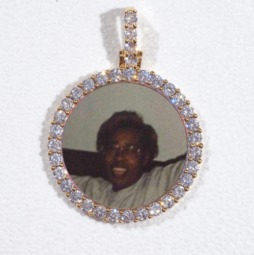 3D CIRCLE CUSTOM PICTURE PENDANT SMALL SIZE