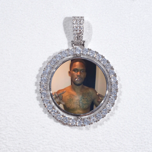 3D Spinning 2-Faced Custom Picture Pendant