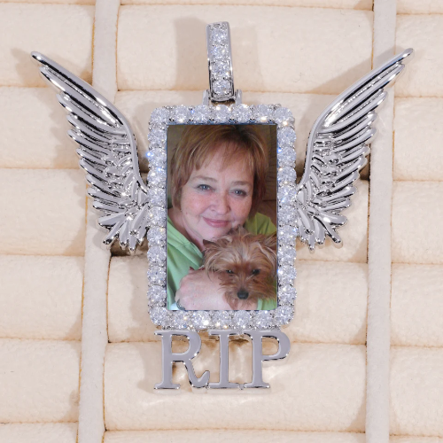 RIP WING 3D CUSTOM PICTURE PENDANT