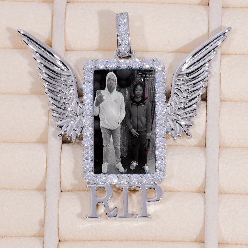 RIP WING 3D CUSTOM PICTURE PENDANT
