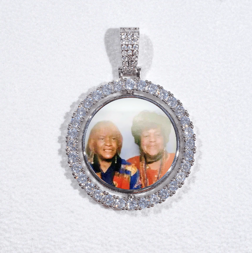 3D Spinning 2-Faced Custom Picture Pendant