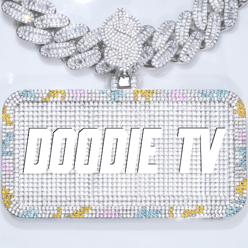 CUSTOM LETTER NECKLACE 3D COLORFUL SQUARE