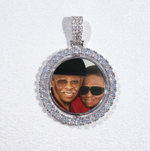 3D Spinning 2-Faced Custom Picture Pendant