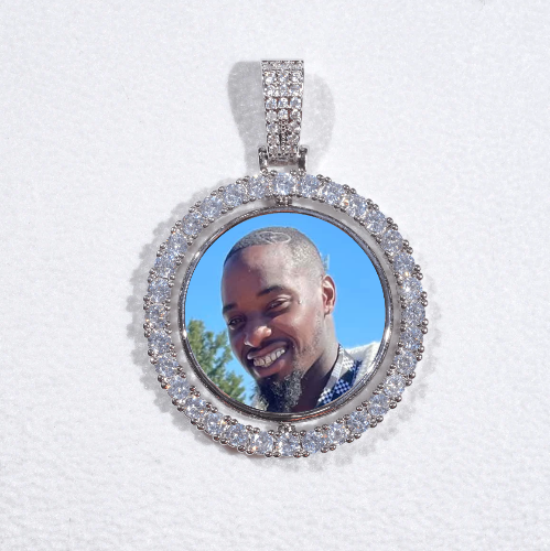 3D Spinning 2-Faced Custom Picture Pendant