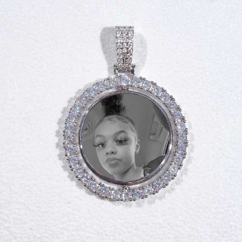 3D Spinning 2-Faced Custom Picture Pendant