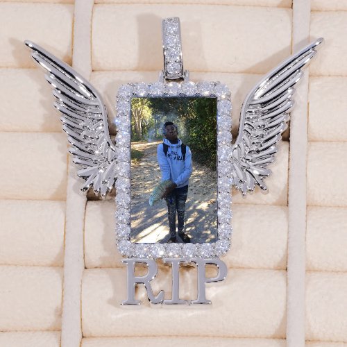 RIP WING 3D CUSTOM PICTURE PENDANT
