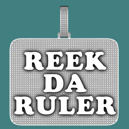 CUSTOM LETTER NECKLACE 3D BIG SQUARE