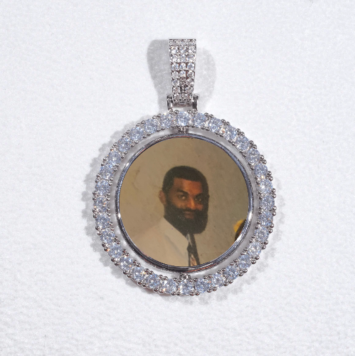 3D Spinning 2-Faced Custom Picture Pendant