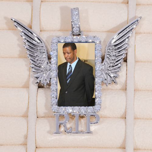 RIP WING 3D CUSTOM PICTURE PENDANT
