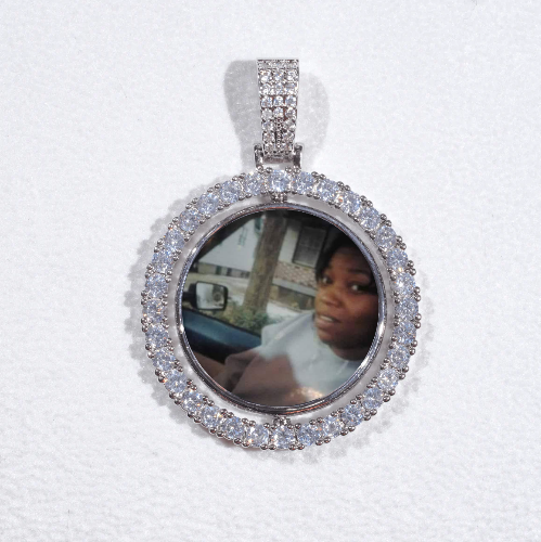 3D Spinning 2-Faced Custom Picture Pendant