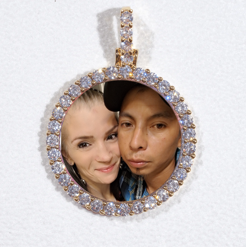 3D CIRCLE CUSTOM PICTURE PENDANT SMALL SIZE