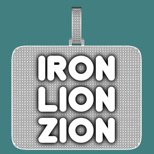 CUSTOM LETTER NECKLACE 3D BIG SQUARE