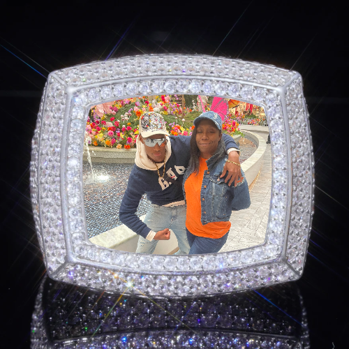 3D CUSTOM PICTURE ICED RING