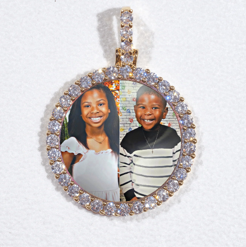 3D CIRCLE CUSTOM PICTURE PENDANT SMALL SIZE