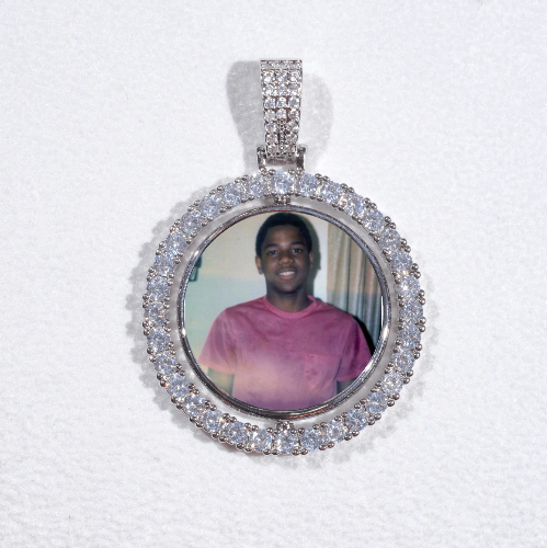 3D Spinning 2-Faced Custom Picture Pendant