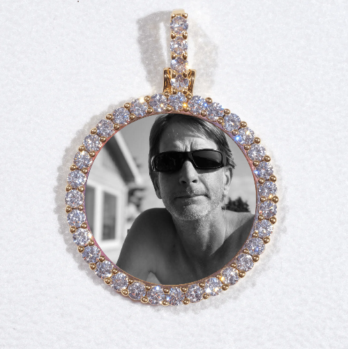 3D CIRCLE CUSTOM PICTURE PENDANT SMALL SIZE