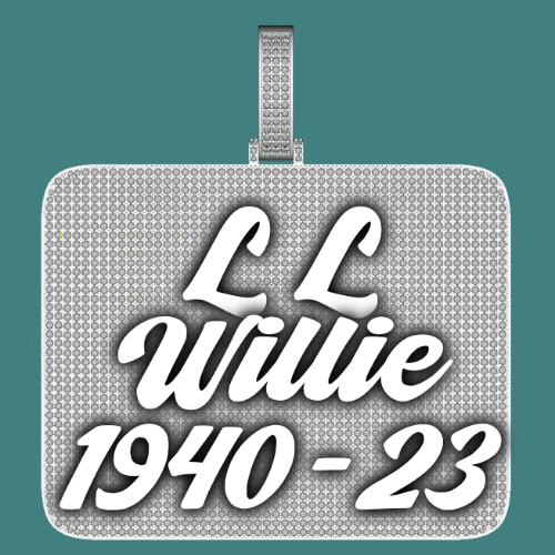 CUSTOM LETTER NECKLACE 3D BIG SQUARE