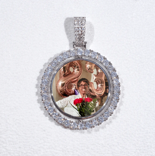 3D Spinning 2-Faced Custom Picture Pendant