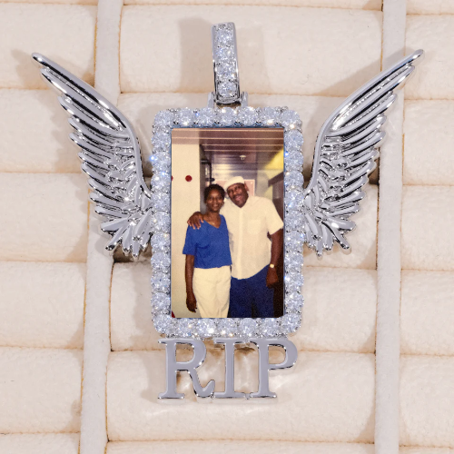 RIP WING 3D CUSTOM PICTURE PENDANT