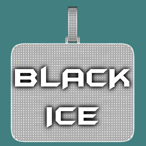 CUSTOM LETTER NECKLACE 3D BIG SQUARE