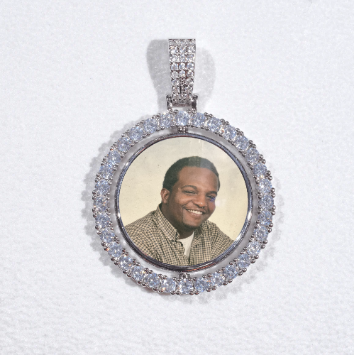 3D Spinning 2-Faced Custom Picture Pendant