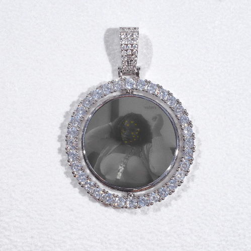 3D Spinning 2-Faced Custom Picture Pendant