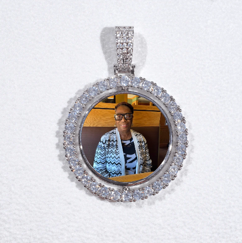 3D Spinning 2-Faced Custom Picture Pendant
